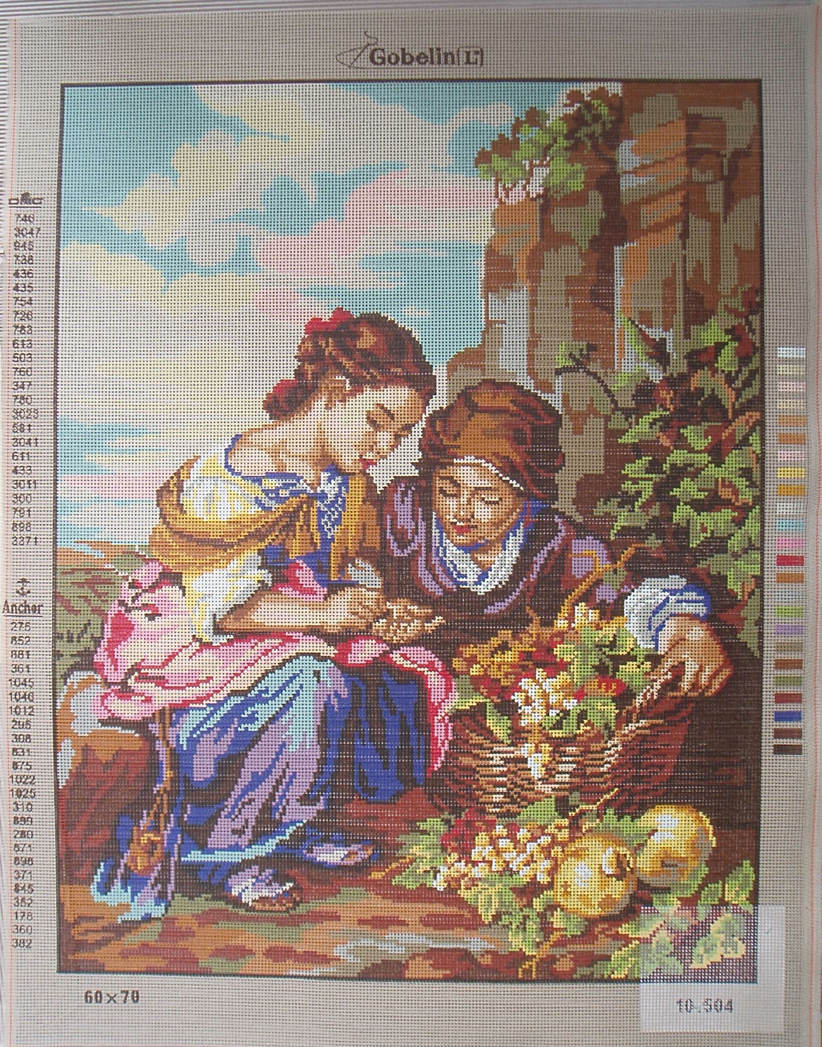 Gobelin needlepoint canvas 10.504